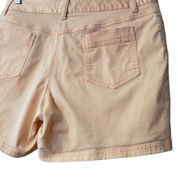 Covington Stretch Women's Shorts Orange Pockets Cotton Blend 4.5" Inseam - Picture 4 of 7